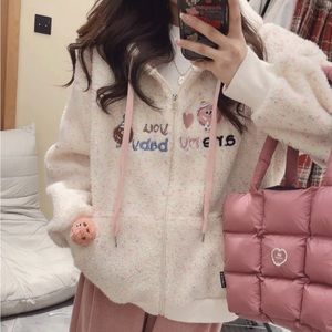 Donut hoodie Biscuit embroidery hanging decoration color dot fur